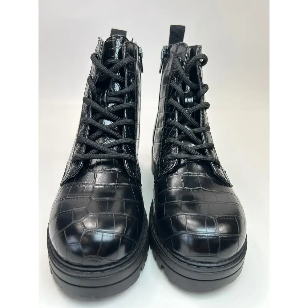 I.N.C. Ariana Black‎ Croc Size 1 M